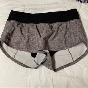 Lululemon Speed Up Shorts 2.5” Heather Gray